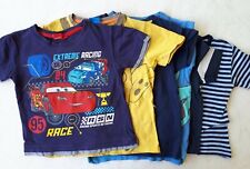 6 T Shirts Shirt Set Cars Pluto Dino Hai 92  98  blau gelb  S67