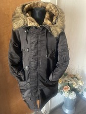  ♥ALPHA INDUSTRIES♥  Parka N3B VF 59 Mantel Jacke Gr. S (M) Braun ♥ NP 250,00 €