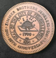 Vintage Werbemedaille Münze