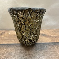 Mosaik glas vase windlicht - glas,