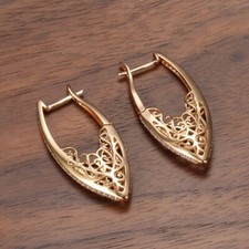 Luxus damen ohrringe zirkon - luxus,