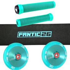 F26 Stunt-Scooter Ersatzteile Odi SLX Griffe 110mm Abec11 Rollen Griptape Türkis