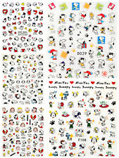 Nail Art Nagelsticker selbstklebend Tattoo Snoopy Hund Peanuts 0024