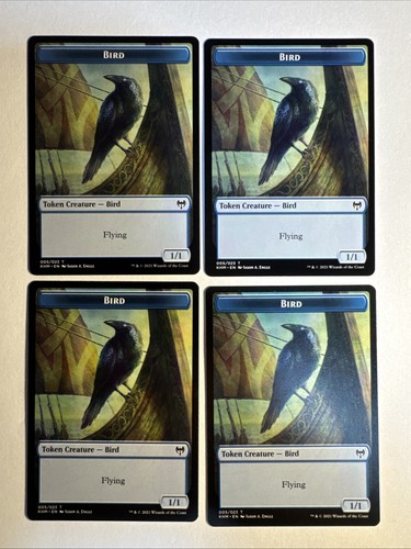 Mtg kaldheim bird token - 4x,