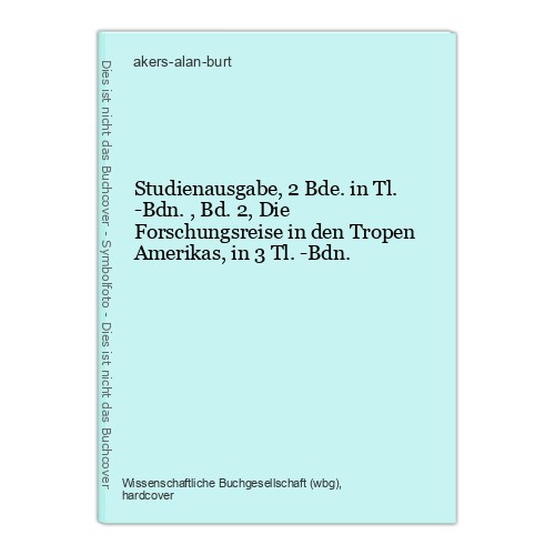Studienausgabe bde in - studienausgabe,, bde.