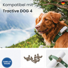 Tractive GPS Tracker Für Hunde - 3 STK. Gummiklammern (Normal, Braun)
