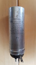 Becherkondensator Elko 100µF+100µF 350/380V von SIEMENS