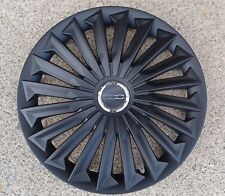 4 Alu-Design Radkappen 15 Zoll "JOY" black matt für Fiat 500