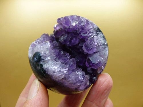 Amethyst geode kugel - amethyst,