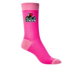 Love london rosa damensocken - i,