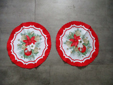 Weihnachtsdeckchen rot-weiß 2