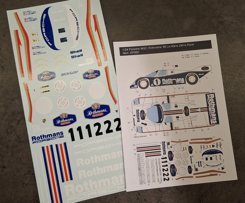 Decal porsche 962c - decal,