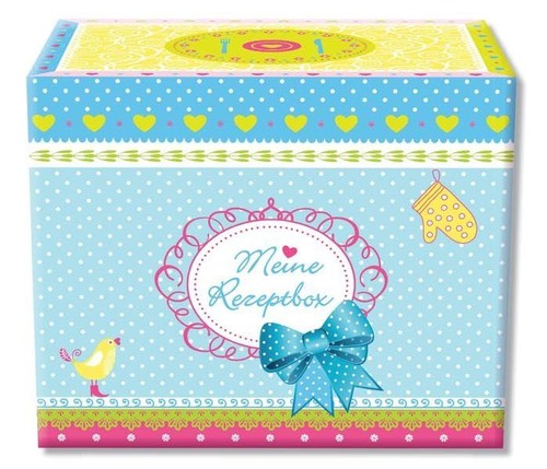 Rezeptbox mit rezeptkarten - rezeptbox,
