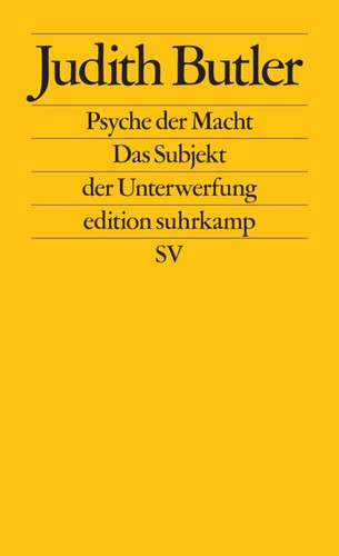 Judith butler psyche - /, der