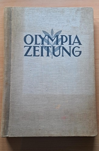1936 olympia zeitung gebunde - zeitung,