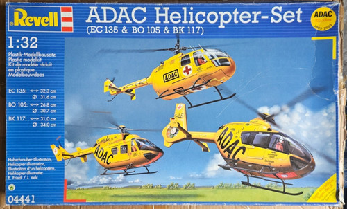 Revell adac helicopter set - adac, (ec