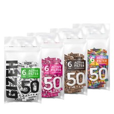 Gizeh Aktivkohle Extra Slim Filter Tips Kohle Rotauge Tips Packs Premium