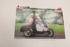MZ ETZ250 Gespann Werbeblatt