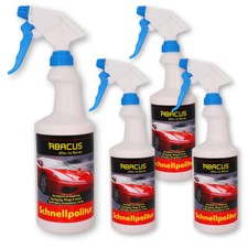 (24,97€/L) 4x 750 ml Schnellpolitur mit Lotuseffekt Hochglanz Schnellpolitur