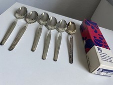 WMF Madrid 6 Kaffeelöffel 13,2 cm 90er Silberauflage OVP