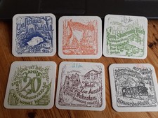 Konvolut 6 Bierdeckel Rolf