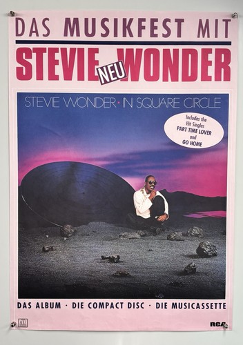 Stevie wonder poster original - wonder,