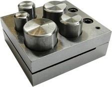 Rundscheibenschneider Set, 5 Loch Metallstanze für Schmuckherstellung & Kreisschneiden