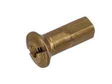 Speichennippel M4 Messing
