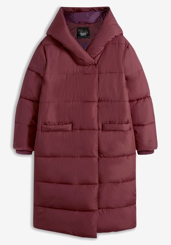 Wattierter oversize mantel - wattierter, mit