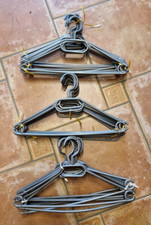 Kleiderbügel/Wäschebügel/Garderobenbügel 30 Stk. Silber-Grau