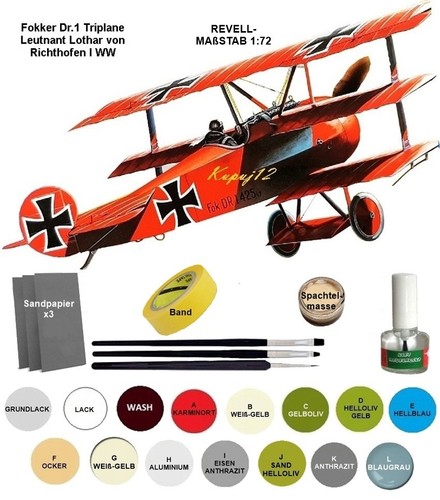Fokker triplane der rote - fokker, dr.1