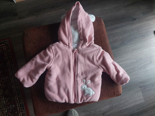 Winterjacke mit häschenmotiv - winterjacke,