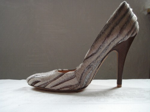 Zebra muster high - high-heel, pump