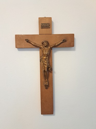Vintage holzkreuz mit - vintage,