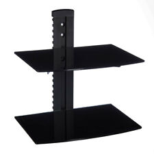 minify Wandregal SCHWARZ Glas Wandhalterung Wandhalter Playstation Xbox DVD NEU