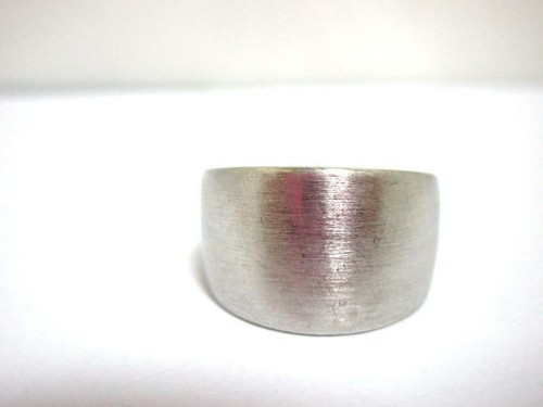 Schlichter breiter silberring - breiter,