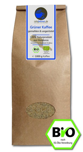 Grüner kaffee bio gemahlen - kaffee,