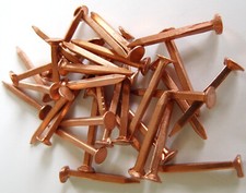 Viereckige Kupferstifte Quadratische Kupfer Nägel □ Copper Nails 20 mm x 1,8 mm