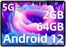 SGIN Android Tablet PC 10,1 Zoll HD Bildschirm 2GB+64GB Quad Core 2MP+5MP Kamera