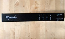 4-Port USB KVM Switch Model 61644 DVI/VGA/USB/Klinke