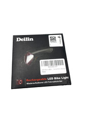 Deilin Fahrradlicht Fahrradlampe Wiederaufladbare LED Frontlicht + Rücklicht