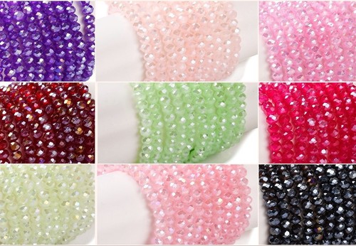 4x3mm glasschliffperlen - 4x3mm,