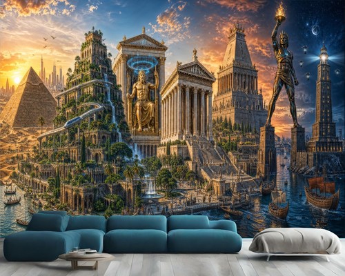 Seven wonders fantasy art - seven,