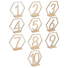  10 Pcs Hochzeitstisch Zahlen