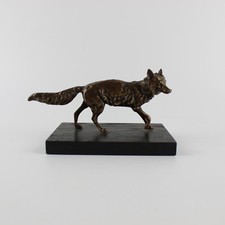 Bronze Fuchs Skulptur wohl von Pierre-Jules Mene unsigniert 19. Jh. Antik