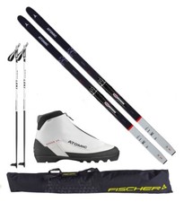 Atomic Langlaufski-Set Savor XC Grip- Ski+Bindung+Schuhe women+ Stöcke + Skisack