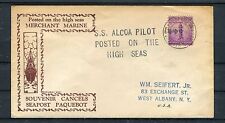 USA Schiffspostbeleg 3 Cents EF S.S. Alcoa Pilot - b2934