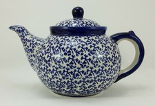 B-Ware Bunzlauer Keramik Teekanne, Kanne für 1,3Liter Tee (C017-P364)