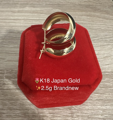 Karat gelbgold creolen - gelbgold,