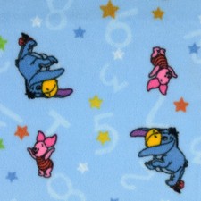 Stofffleece stoff mit winnie - stoff,